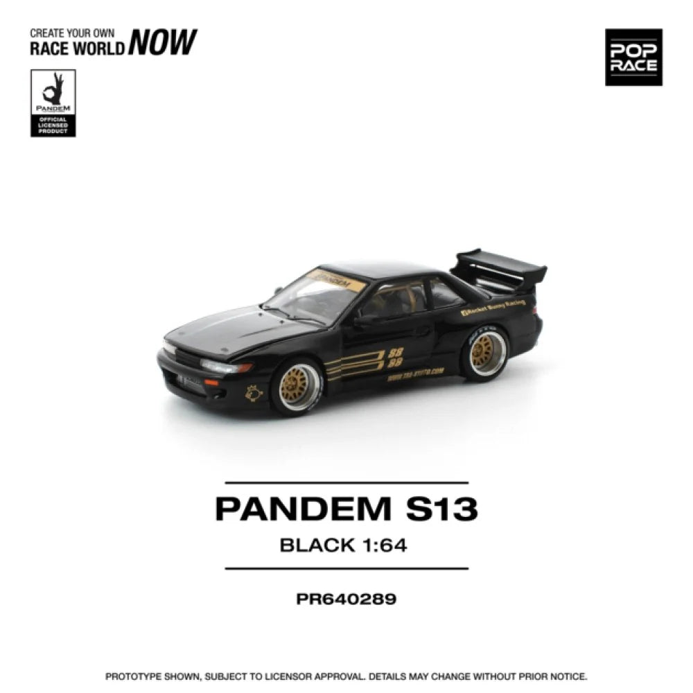Pop Race Pandem Nissan S13 Black