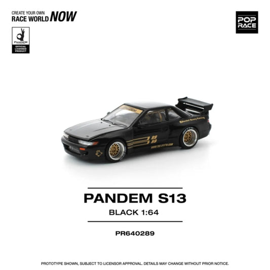 Pop Race Pandem Nissan S13 Black