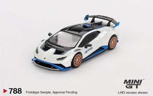 Mini GT Lamborghini Huracan STO Bianco Asopo #788