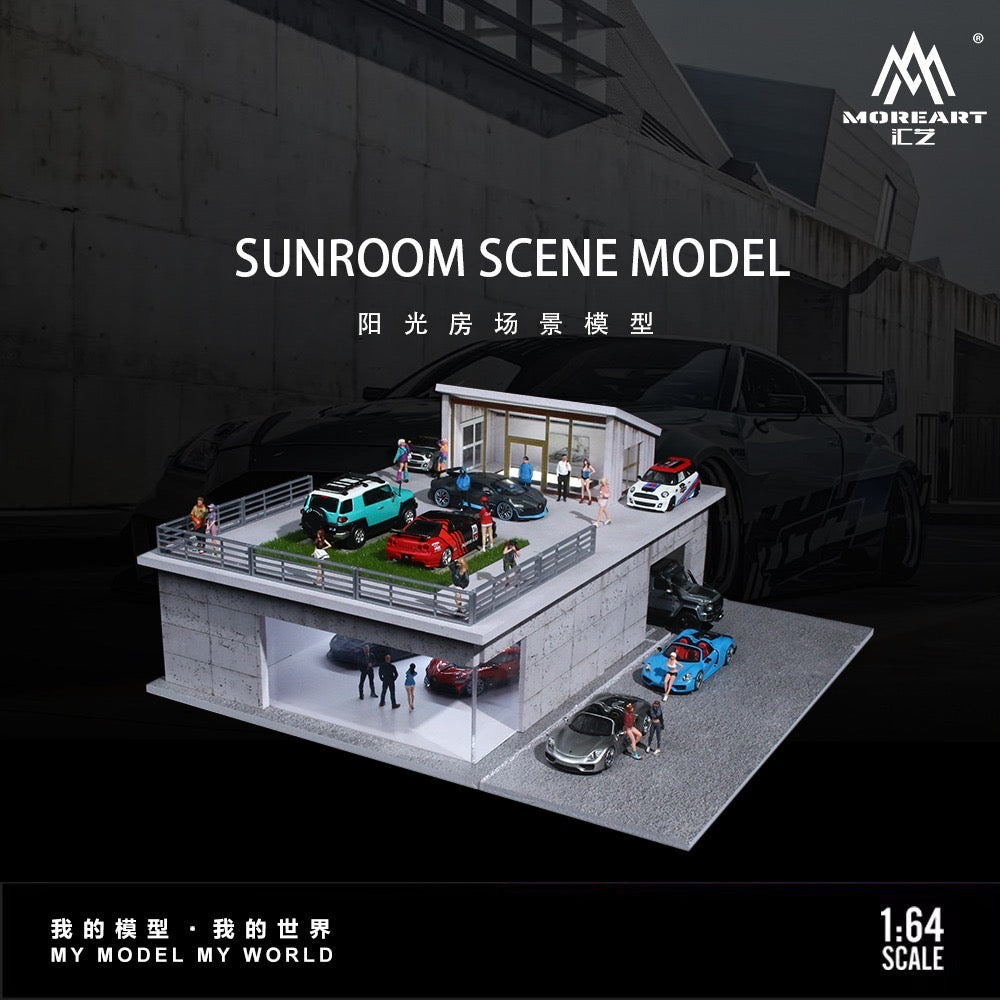 More Art Diorama Sunroom Scene Bulding