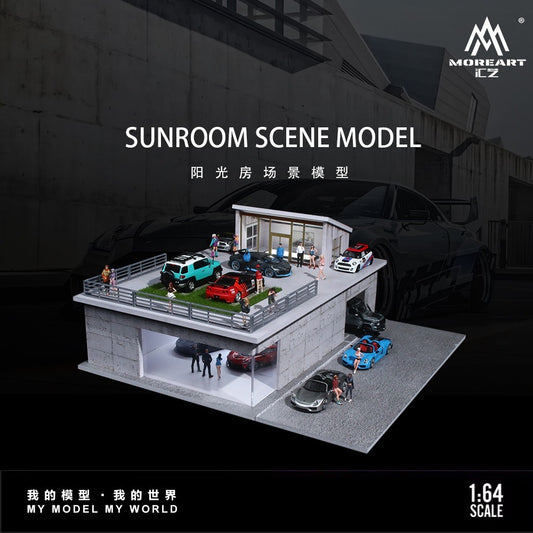 More Art Diorama Sunroom Scene Bulding