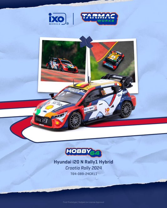 Tarmac Works Hyundai i20 N Rally1 Hybrid Croatia Rally 2024