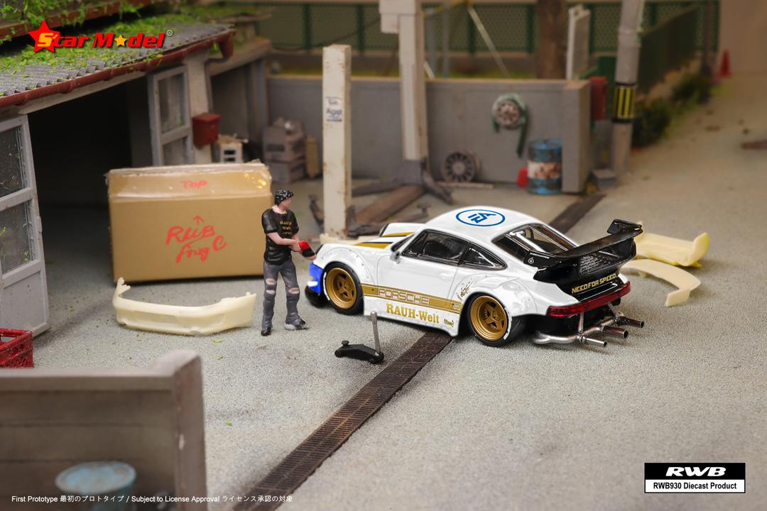 Star Model Porsche 993 RWB White