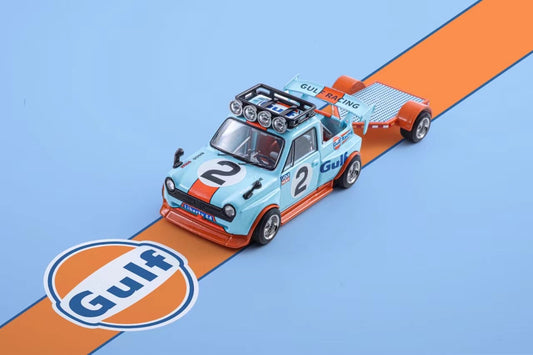 Liberty 64 Honda N360 & Trailer Gulf