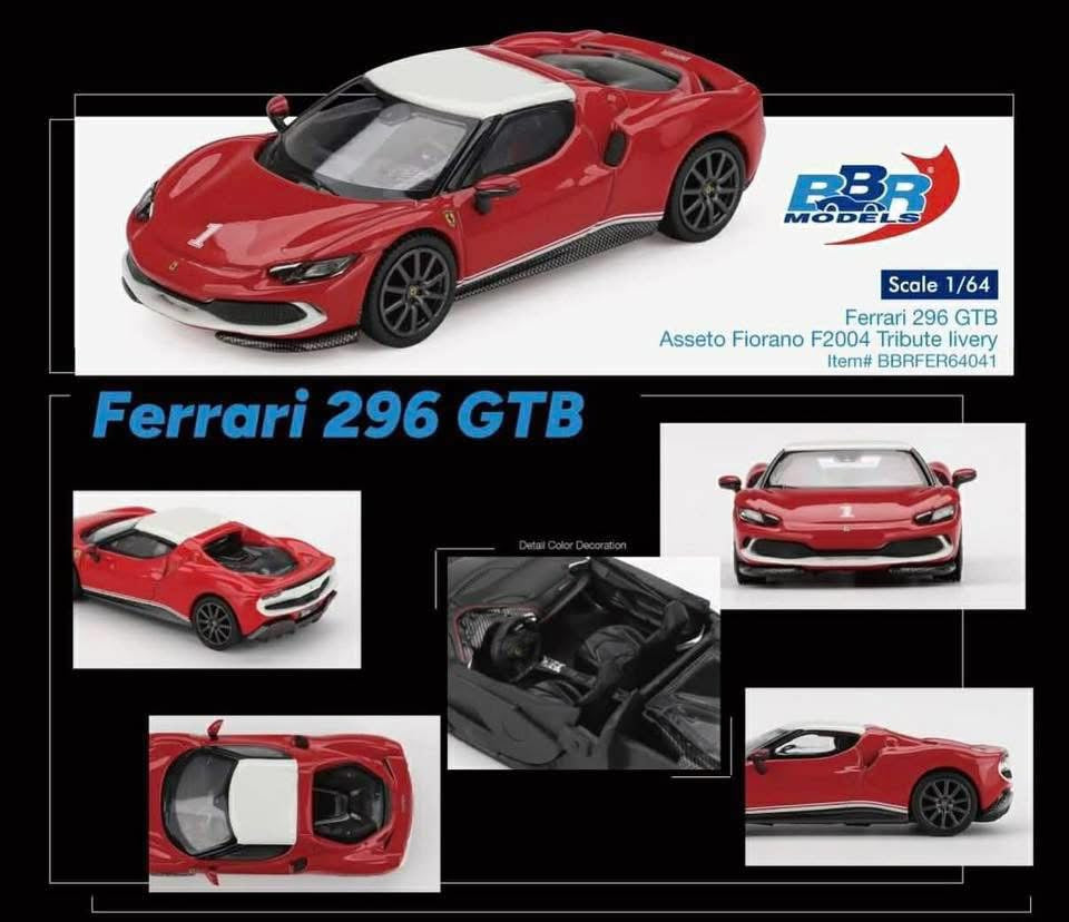 BBR Models Ferrari 296 GTB