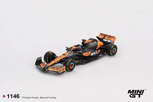 Mini GT McLaren MCL38 2024 F1 Hungarian GP Winner Oscar Piastri #1146