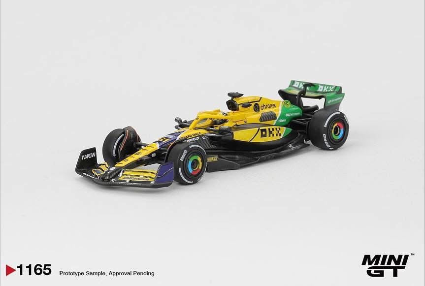 Mini GT McLaren MCL38 2024 Monaco F1 GP 2nd Place Oscar Piastri #1165