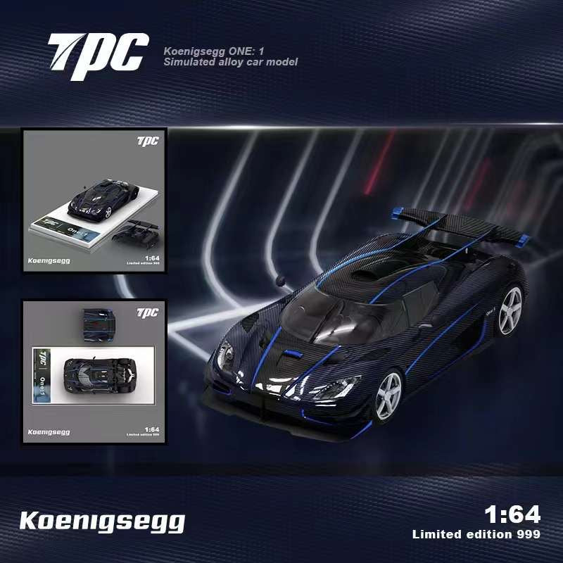 TPC Koeniggsegg One:1 Carbon Fibre Blue
