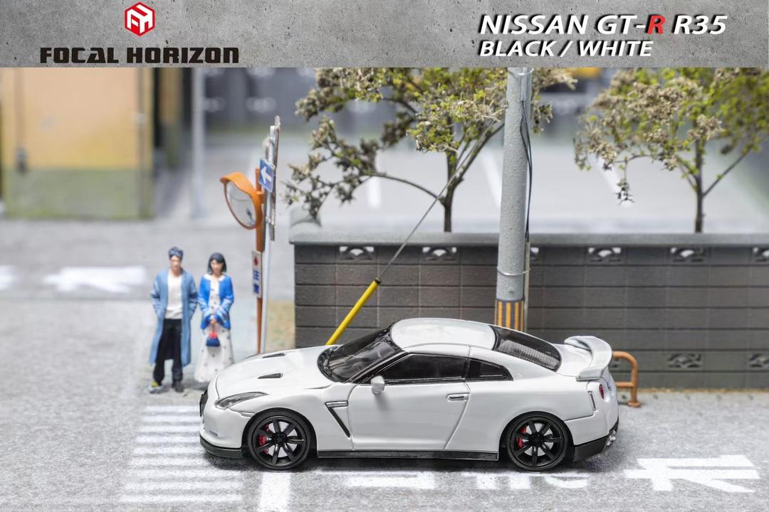 Focal R35 Focal Horizon Nissan GTR R35 White – Bran’s Diecast