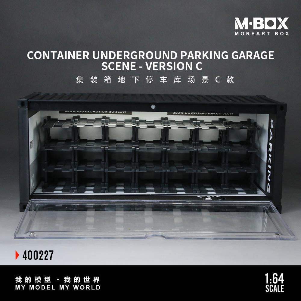 MoreArt Diorama Shipping Container Underground Garage With Racks