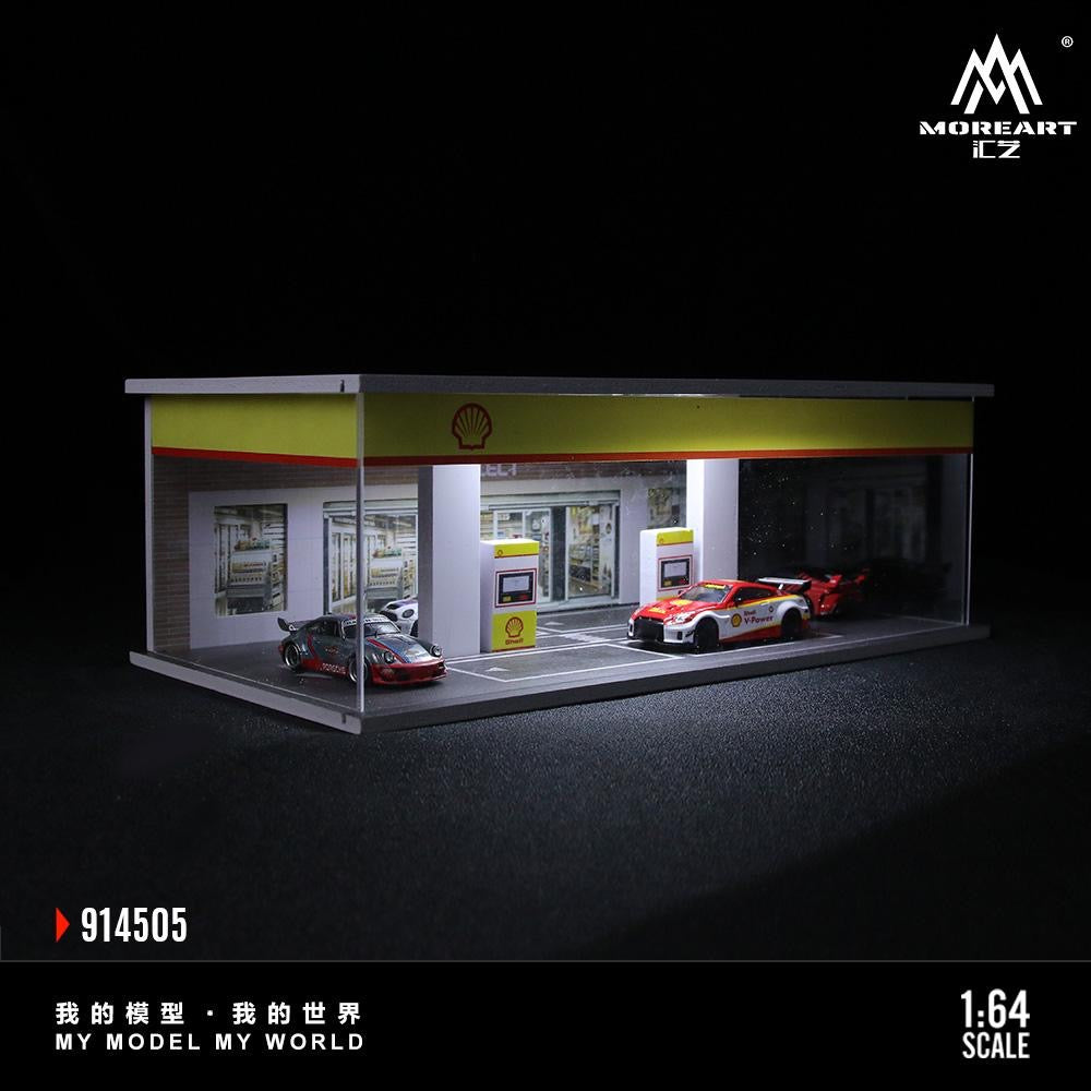 More Art Diorama Shell Petrol Station