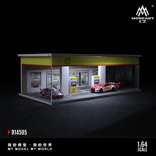 More Art Diorama Shell Petrol Station