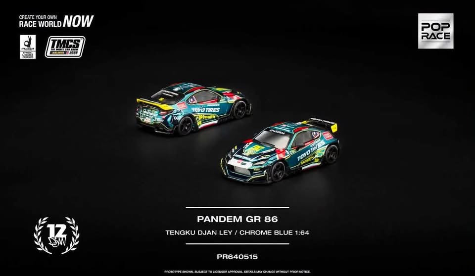 Pop Race TMCS Event Exclusive Pandem Toyota GR86 Tengku Djan Ley