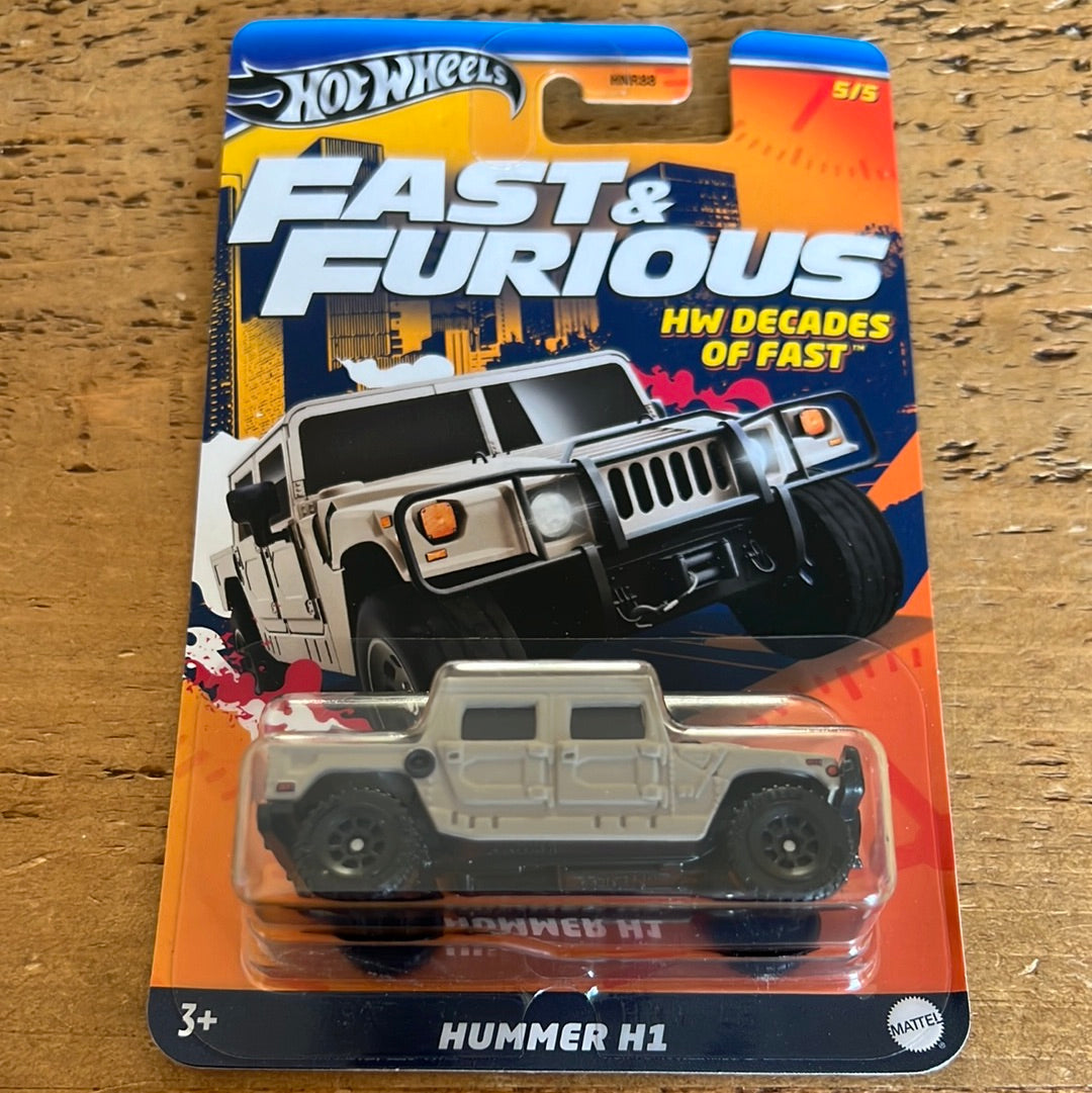 Hot Wheels Mainline Fast & Furious Decades Of Fast Hummer H1