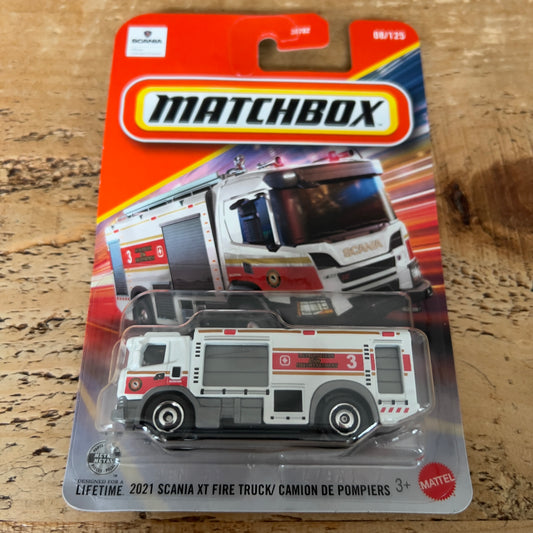 Matchbox 2021 Scania XT Fire Truck
