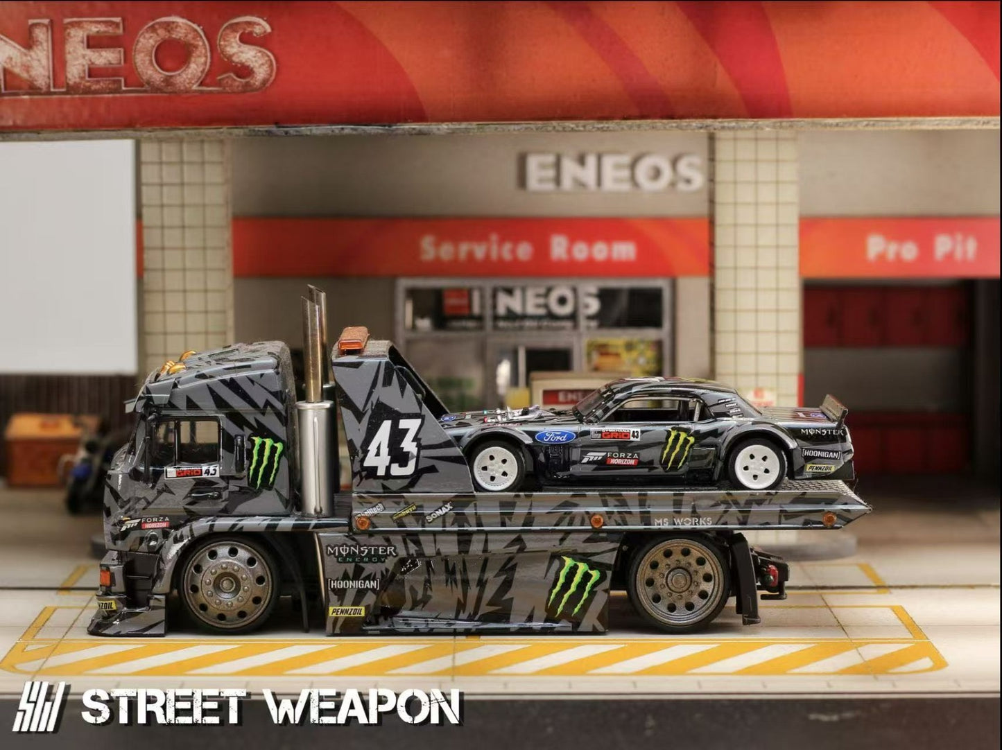 Street Warrior Ken Block Kamaz Flatbed Truck