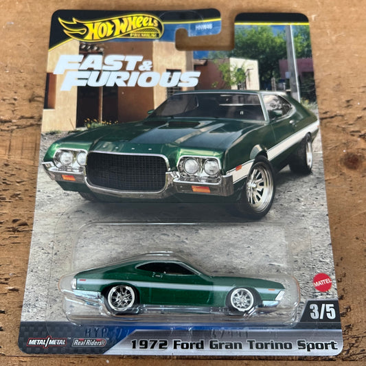 Hot Wheels Premium Fast & Furious 1972 Ford Grand Torino Sport