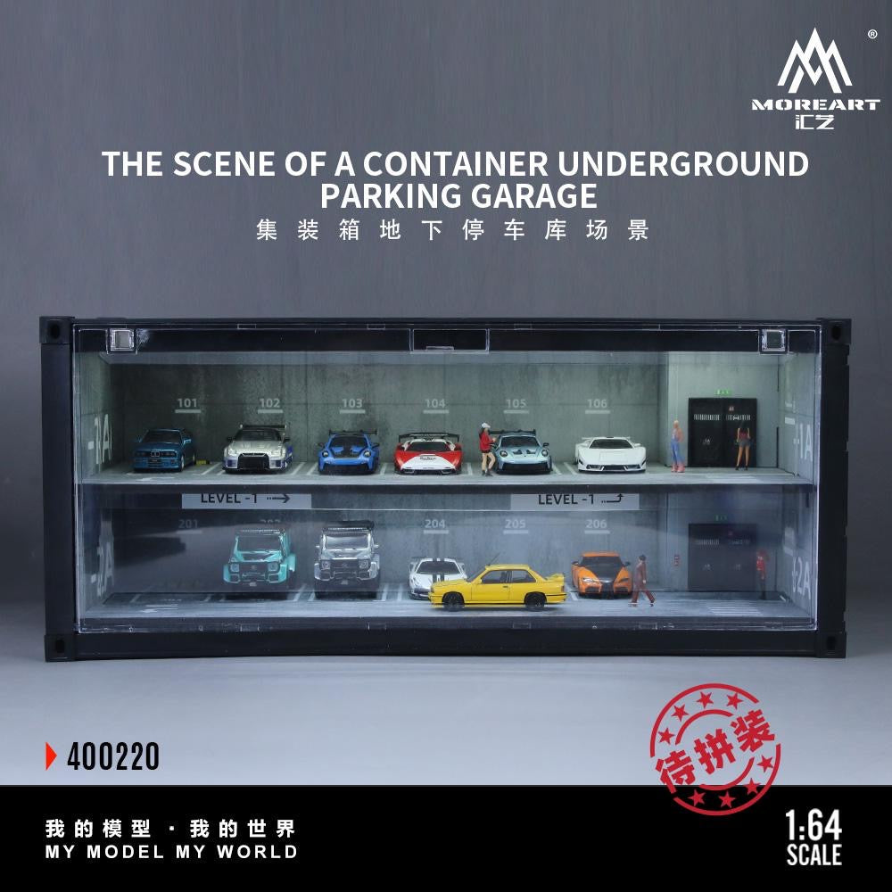 MoreArt Diorama Underground Parking Garage Container