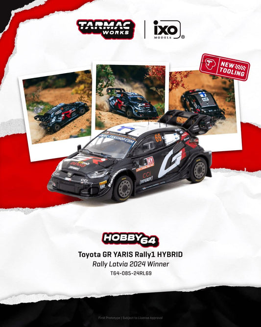 Tarmac Works Toyota GR Yaris Rally1 Hybrid WRC Latvia 2024 Winner