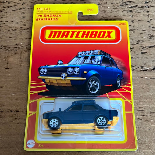 Matchbox US Exclusive 70 Datsun 510 Rally