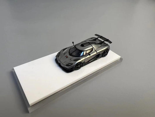 Flame Model Koenigsegg One:1 Raw Metal With Detachable Boot