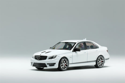 King Model Mercedes Benz C63 AMG 507 White