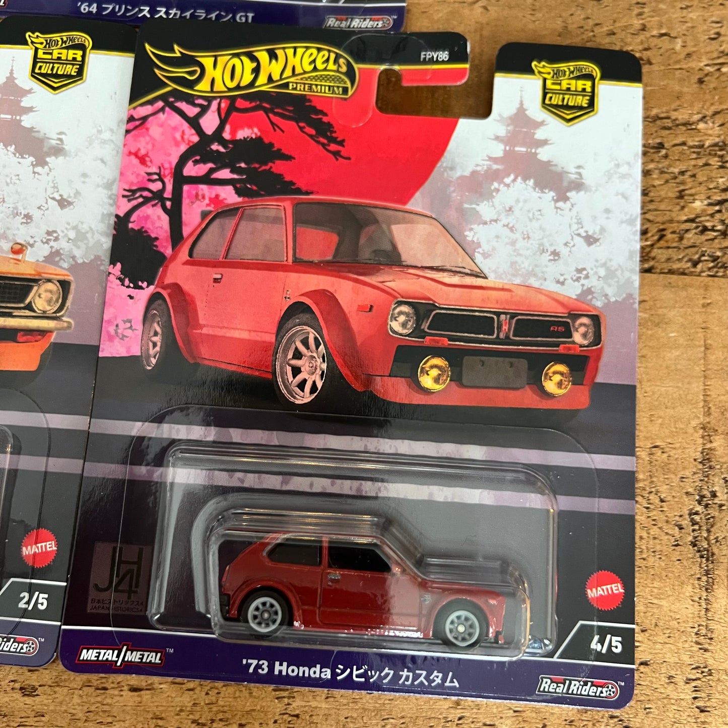 Hot Wheels Premium Japan Historics 4 Full Set Of 5