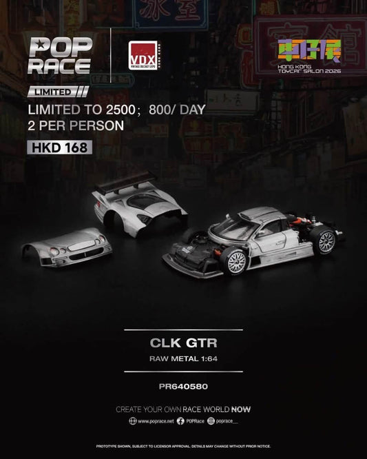 Pop Race Hong Kong Toy Car Salon Exclusive Mercedes Benz CLK GTR