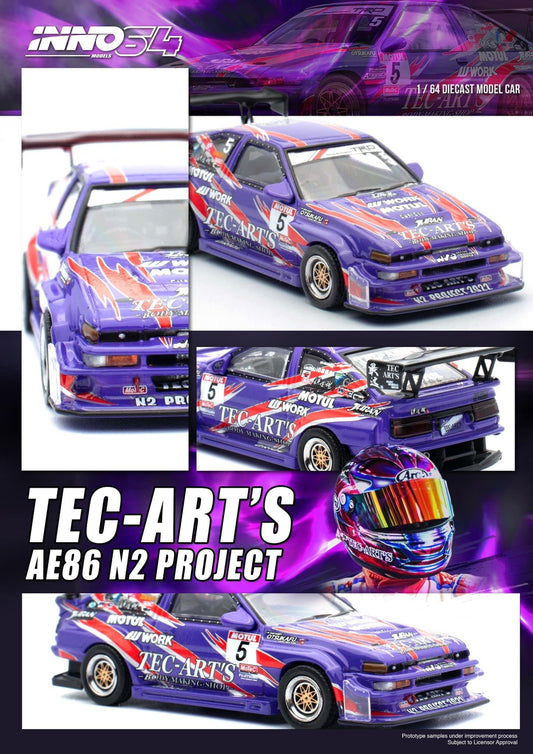 Inno64 Toyota AE86 Sprinter Trueno N2 Project Tec Arts