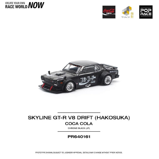 Pop Race Nissan Skyline V8 GTR V8 Drift Hakosuka Coca Cola