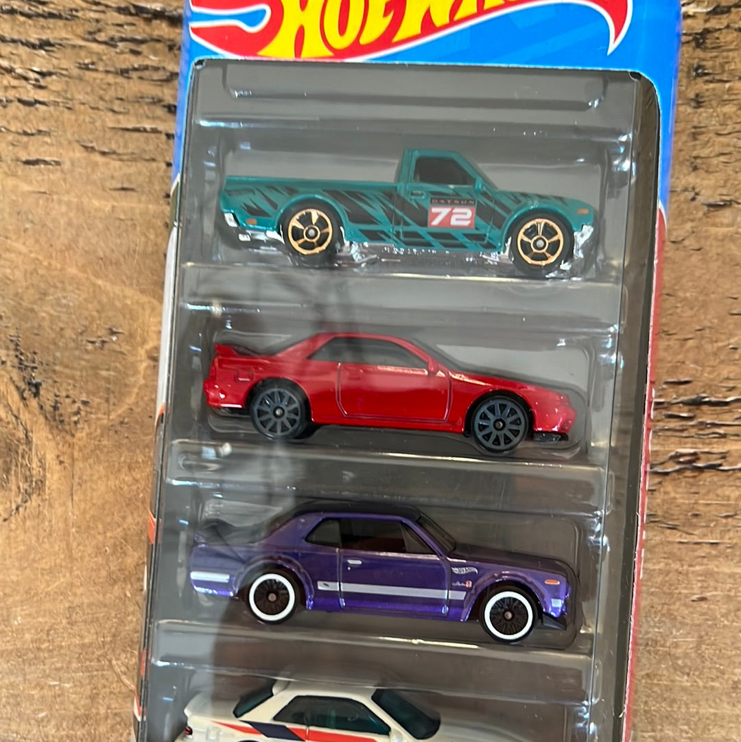 Hot Wheels Nissan 5 Pack Skyline R32 PS13 Sunny