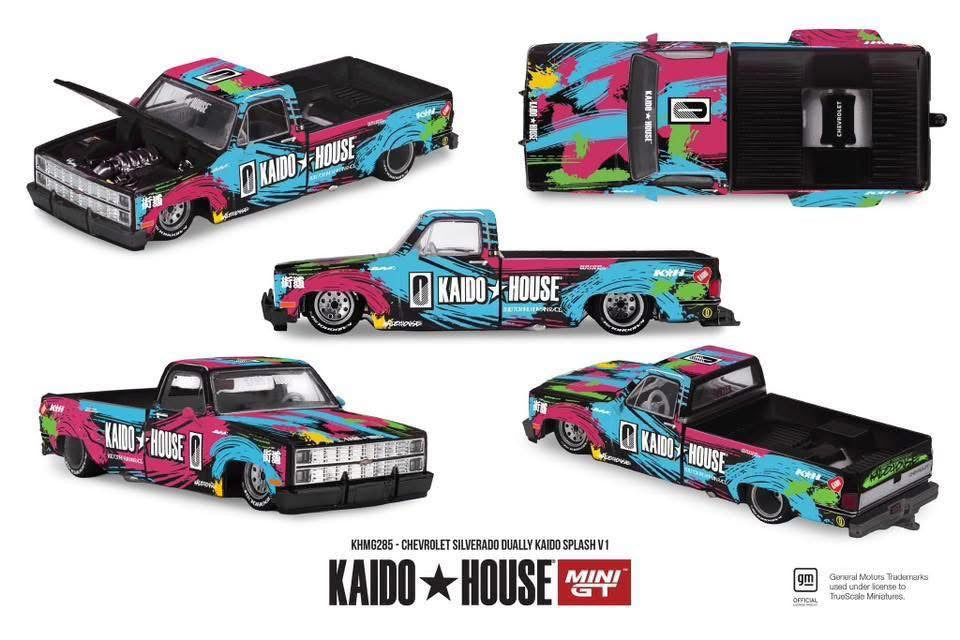 Mini GT x Kaido House Chevrolet Silverado Dually Kaido Splash V1 #285