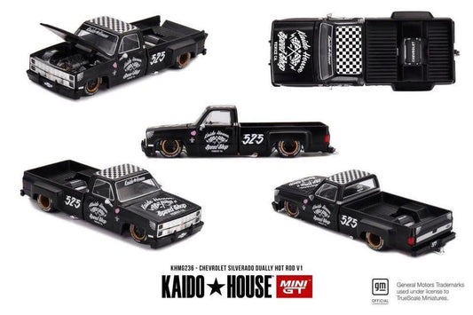 Mini GT x Kaido House Chevrolet Silverado Dually Hot Rod V1 #236