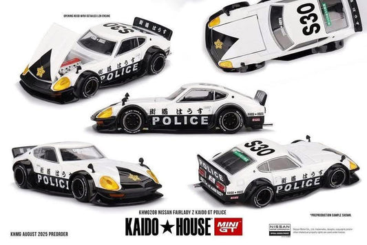 Mini GT x Kaido House Nissan Fairlady 240z GT Police #208