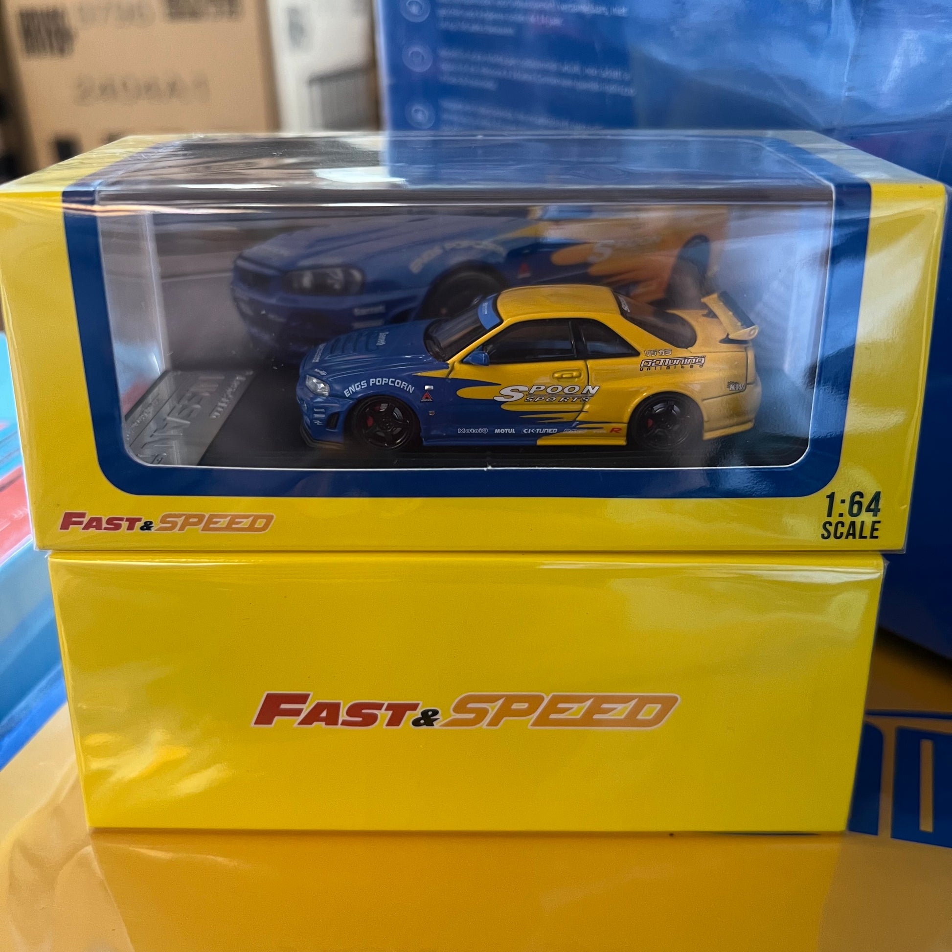 Fast & Speed Nissan Skyline R34 GTR Spoon Sports – Bran’s Diecast