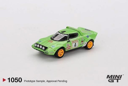 Mini GT Lancia Stratos HF 1979 Spanish Rally Champion #1050