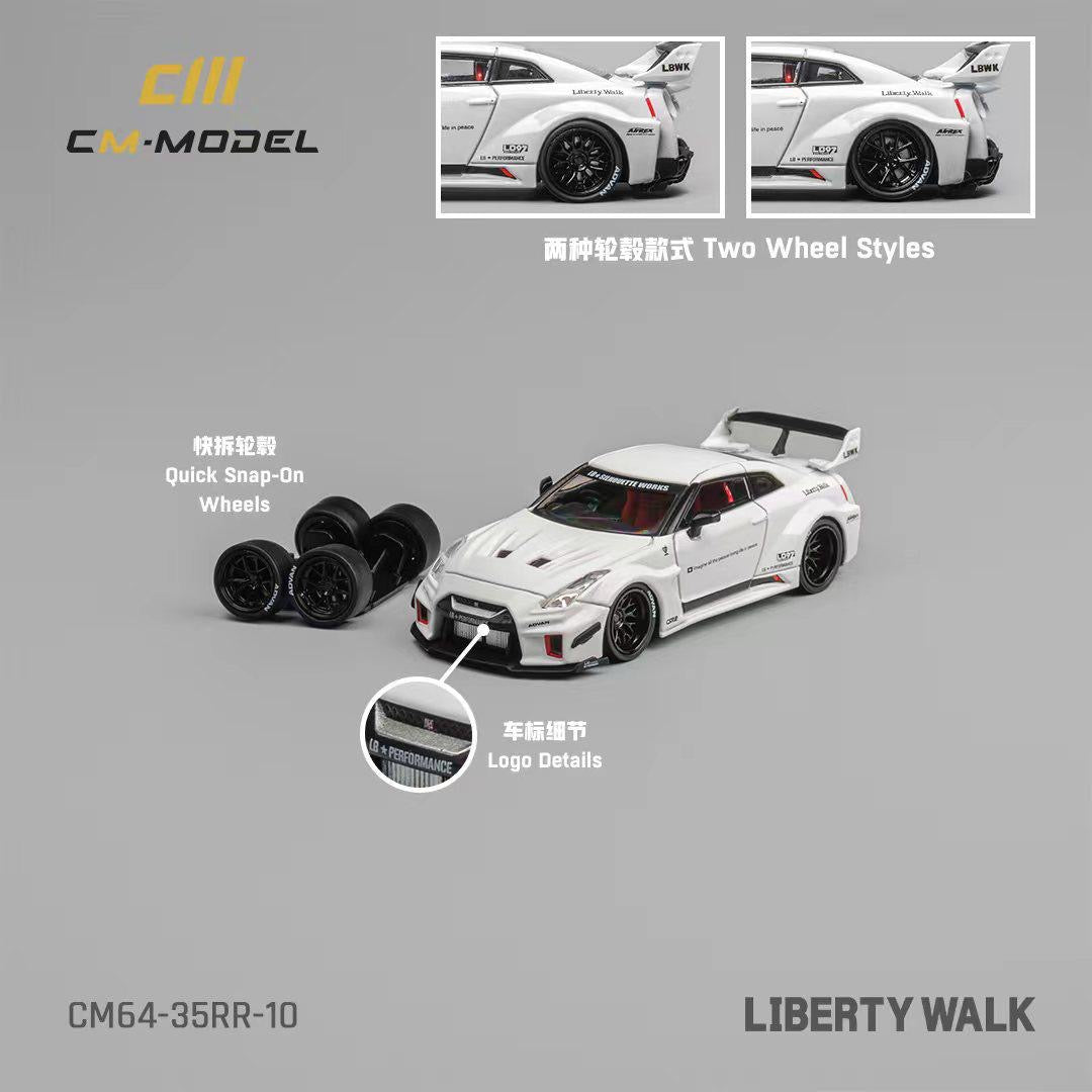 Cm Model R35 CM Model Liberty Walk Nissan R35 GTR – Bran’s Diecast
