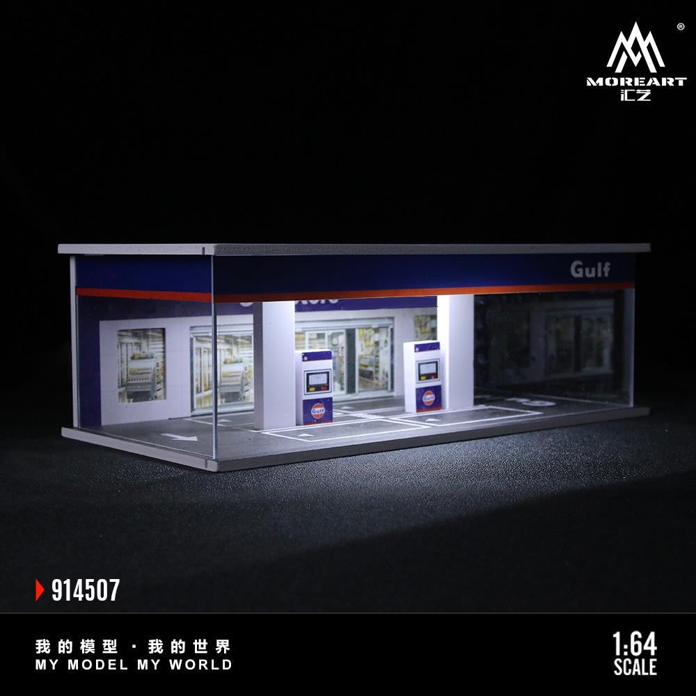 More Art Diorama Gulf Petrol Station