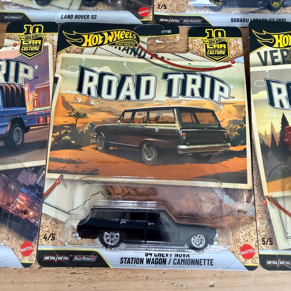 Hot Wheels Premium Road Trip Full Set Of 5