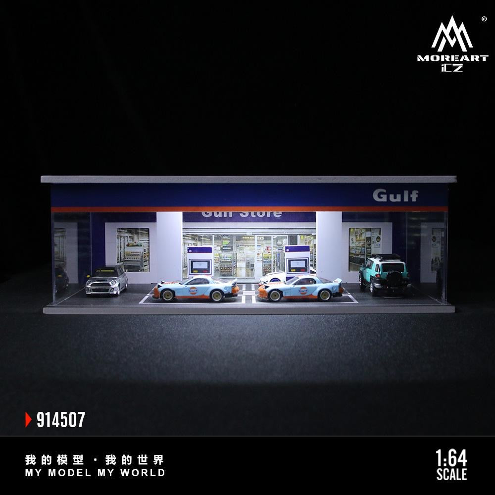 More Art Diorama Gulf Petrol Station
