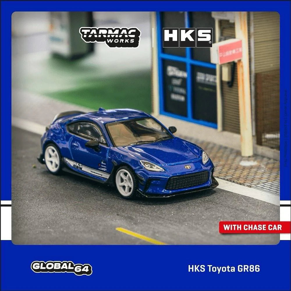 Tarmac Works HKS Toyota GR86 Mijo Blister Packaging