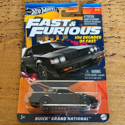 Hot Wheels Mainline Fast & Furious Decades Of Fast Buick Grand National