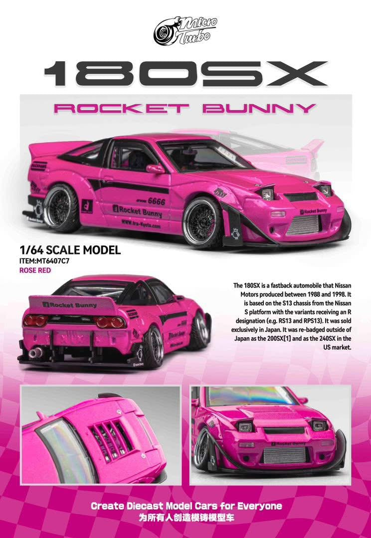 Micro Turbo Nissan 180sx Rocket Bunny
