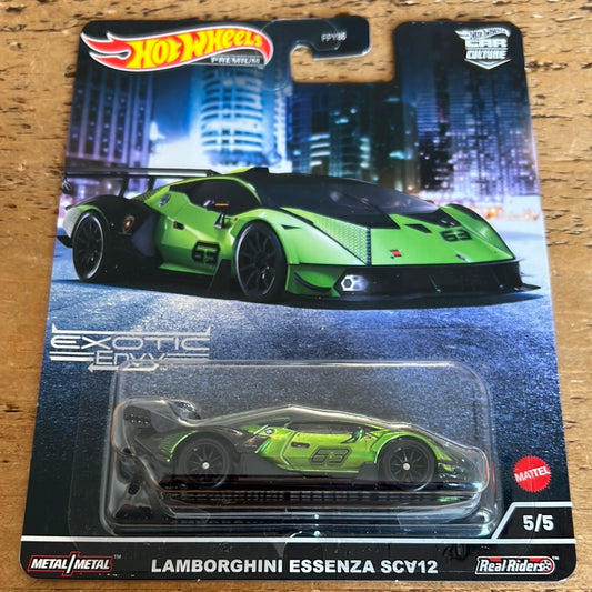 Hot Wheels Premium Exotic Envy Lamborghini Essenza SCV12