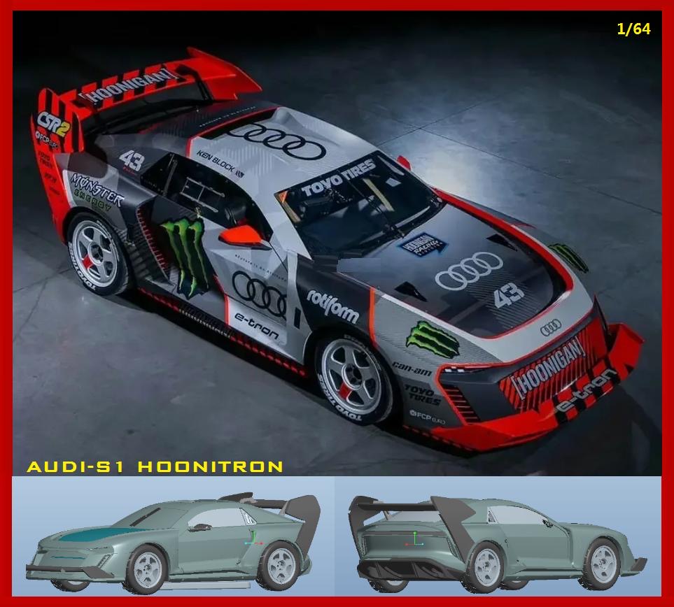 Top Models Audi S1 E-Tron Quattro Hoonitron