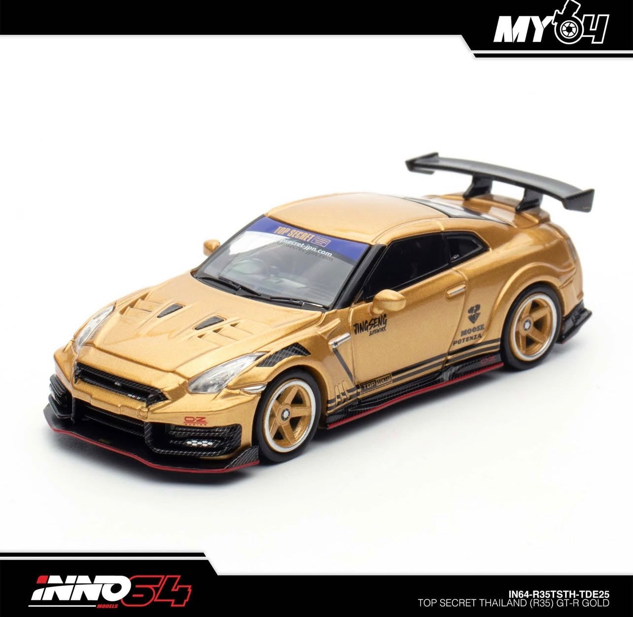 Inno64 Thailand Diecast Expo Event Edition Top Secret Nissan R35 GTR