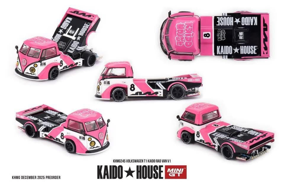 Mini GT x Kaido House Volkswagen T1 Radvan V1 #245