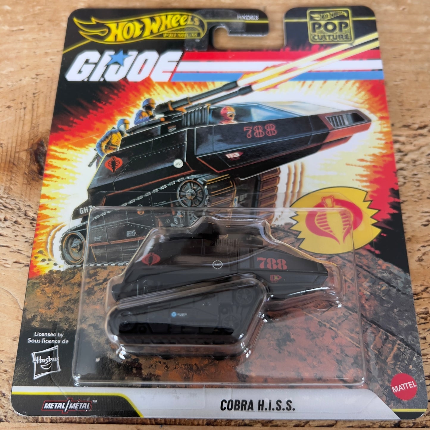 Hot Wheels Premium Pop Culture GI Joe Cobra H.I.S.S