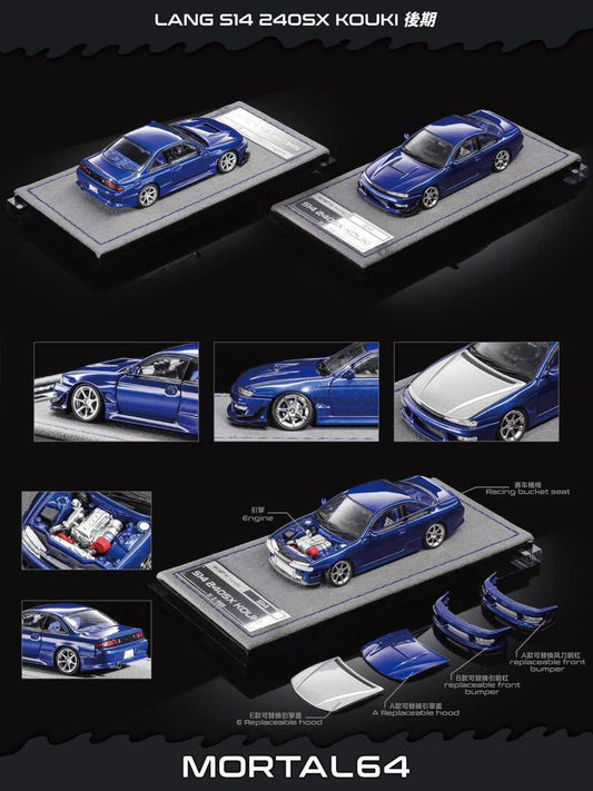 Mortal Models Nissan Silvia S14 240sx Kouki Blue