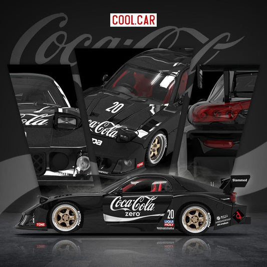 Cool Car Mazda RX7 Coca Cola Black